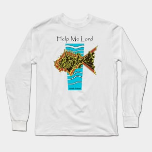 Black Jonah Prayed Help Me Lord Long Sleeve T-Shirt